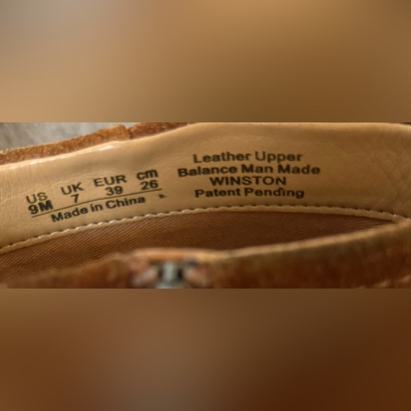 Franco Sarto Size 9M Suede Tan Cognac Wedge booties. - Picture 13 of 16